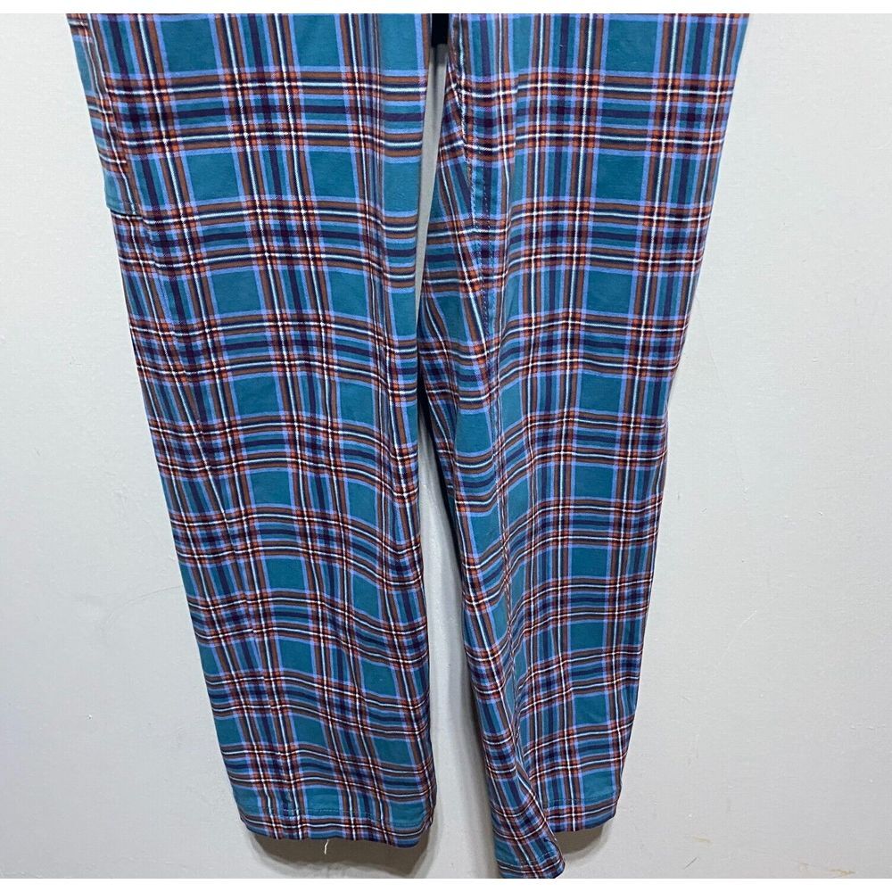 Wildfang Blue and Red Plaid Jumpsuit MEDIUM - Picture 8 of 15